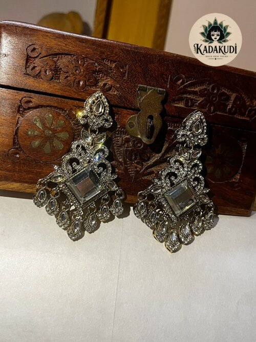 Victorian Crystal Statement Earrings Victorian Crystal Statement Earrings by Kadakudi